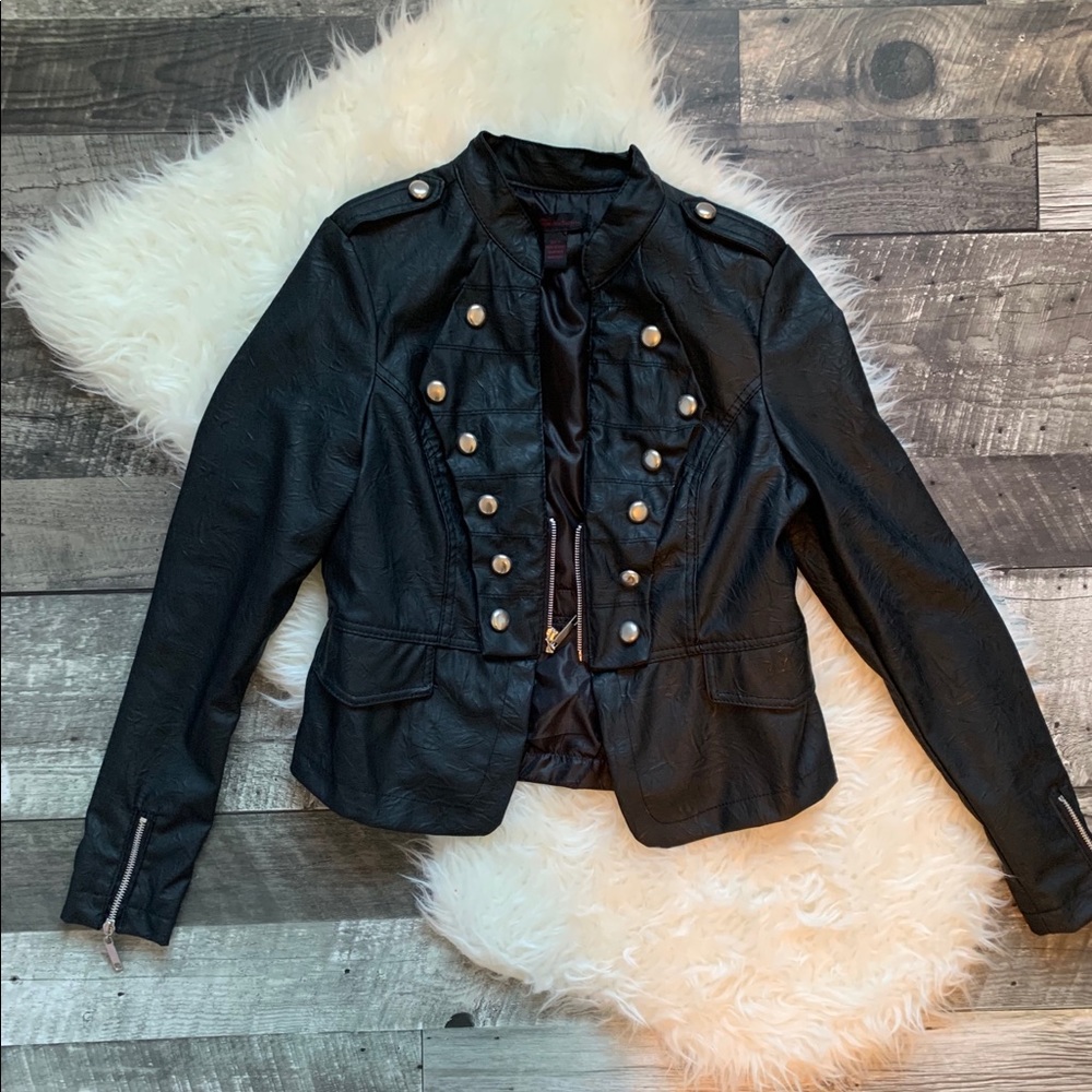 BOGO 💚 Faux Leather Jacket